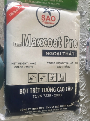 Bột trét tường Maxcoat Pro ngoại thất