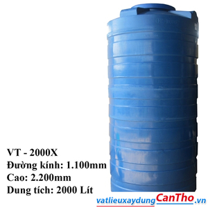 Bồn Roto 2000 Đứng Cao