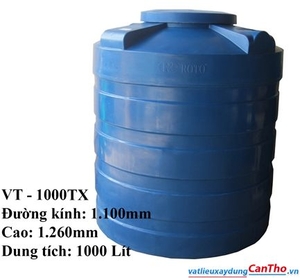 Bồn Roto 1000 Đứng Thấp